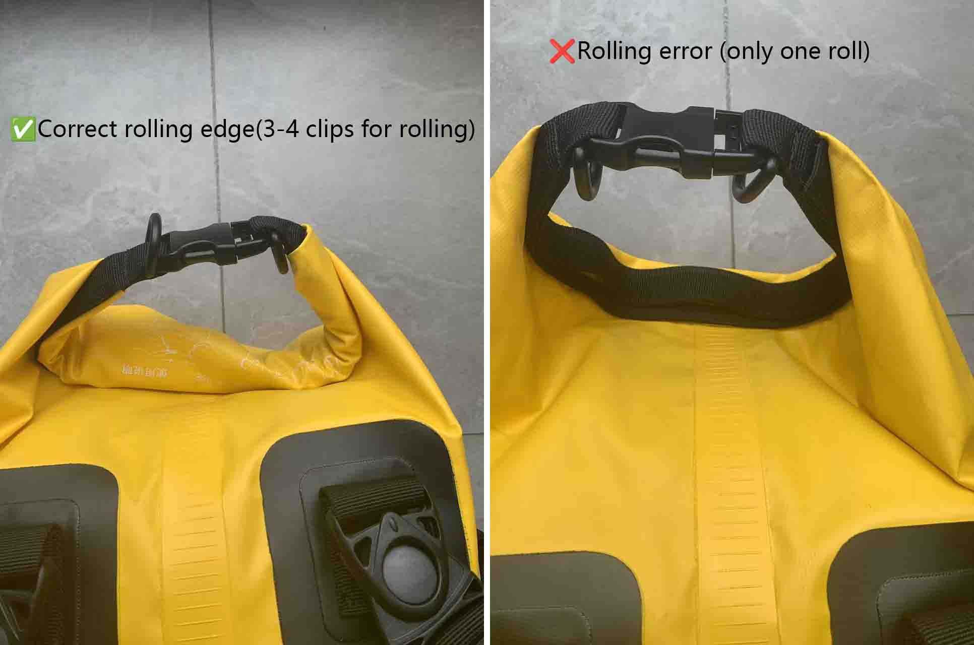 Er tørre poser faktisk vandtætte?
