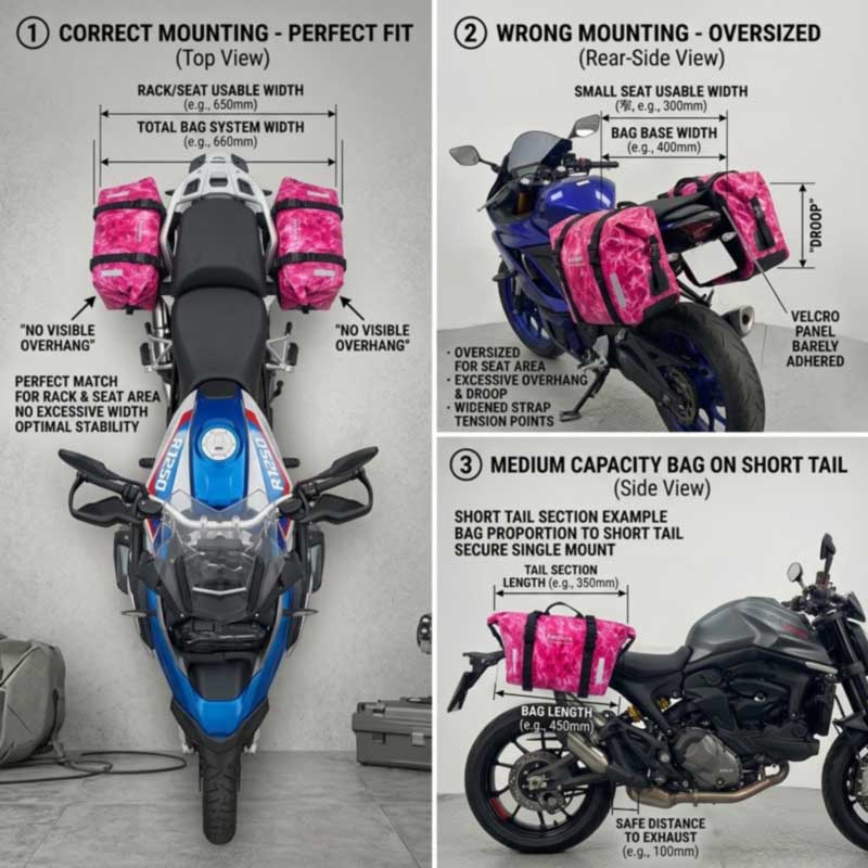Motorcykel Tail Bag Producent til OEM-projekter