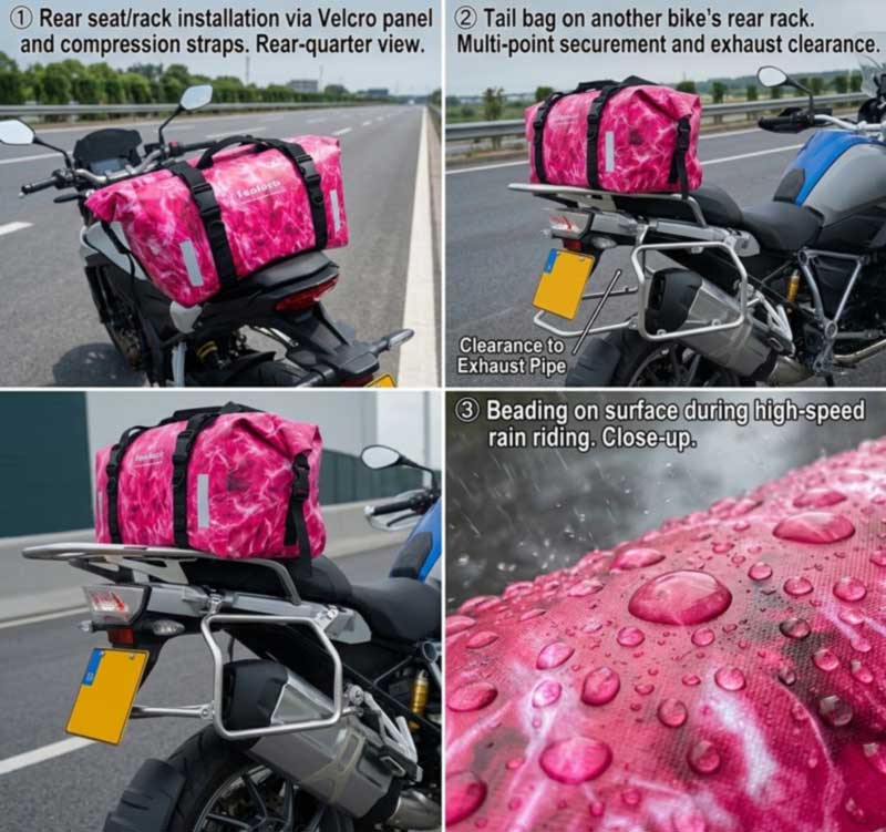 Motorcykel Vandtæt Taske Producent til Adventure Brands